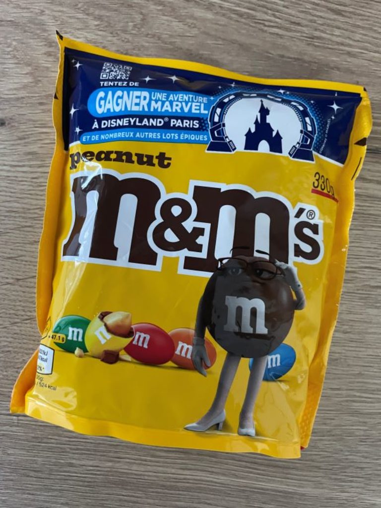 Notre preuve d'achat M&M's pour gagner Disneyland Paris